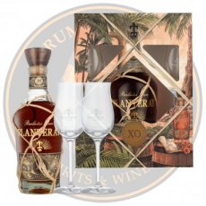 Planteray XO Barbados Rum in Giftbox + 2 glasses, 70cl - 40°